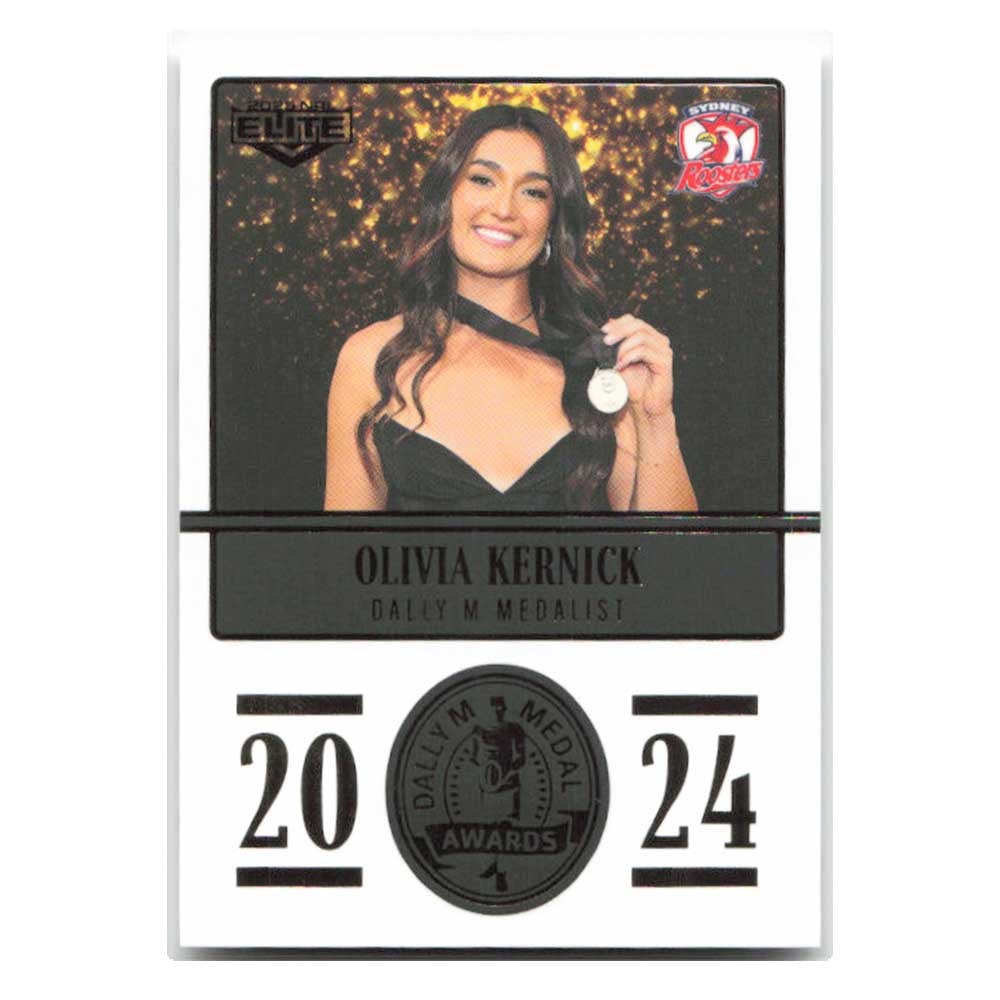 Olivia Kernick 2024 Daly M Medal Roosters DM19/36 2025 NRL Elite Trading Card