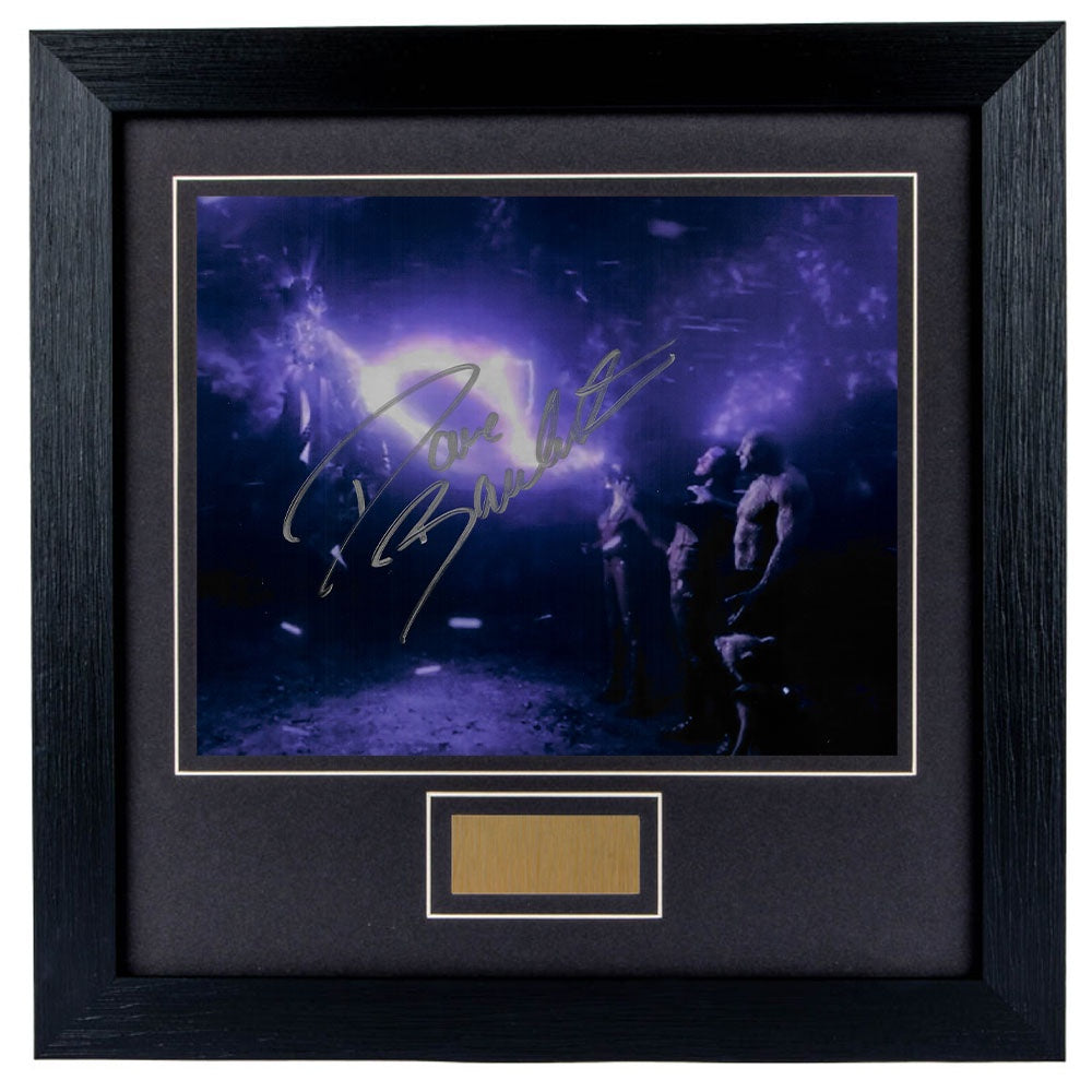 Dave Bautista Personally Signed Guardians Of The Galaxy 8 x 10 Photograph Framed
