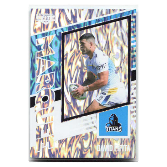 David Fifita Marquee Titans M15/44 2025 NRL Elite Trading Card