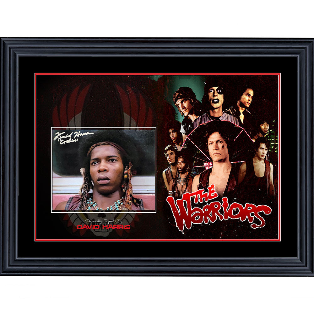 The Warriors David Harris Signed 8x10 Photo 1 Framed