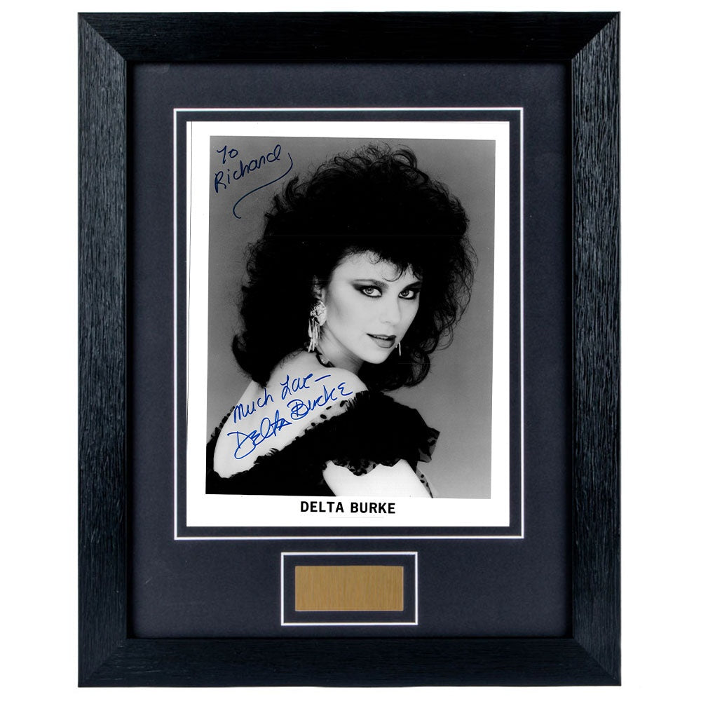 Delta Burke Personally Signed Personalised 8 x 10 Photograph Framed