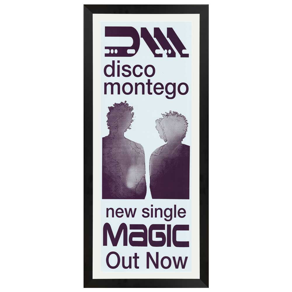 Disco Montego - Magic Promotional Vintage Daybill Poster Framed