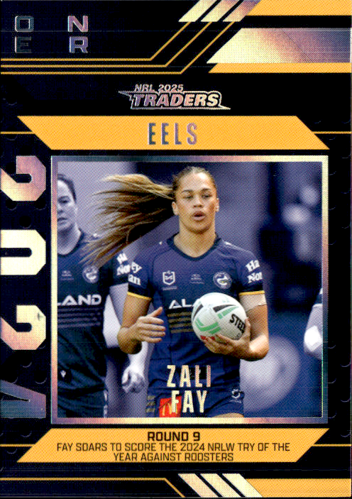Zali Fay Eels Season To Remember 2025 NRL Traders Trading Card SR 33/51