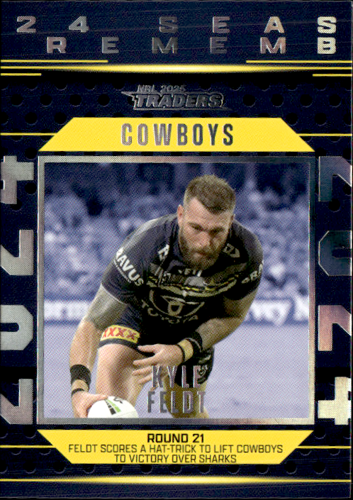Kyle Feldt Cowboys Season To Remember 2025 NRL Traders Trading Card SR 29/51