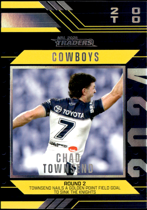 Chad Townsend Cowboys Season To Remember 2025 NRL Traders Trading Card SR 28/51