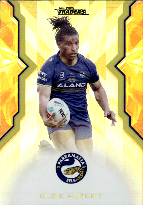 Elsie Albert Eels Womens Gold Parallel #065/197 2025 NRL Traders Trading Card WG44/70