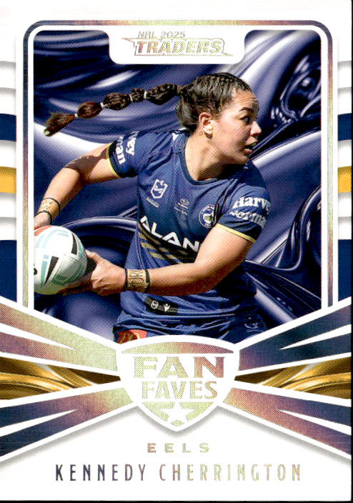 Kennedy Cherrington Eels Fan Faves 2025 NRL Traders Trading Card FF 33/51