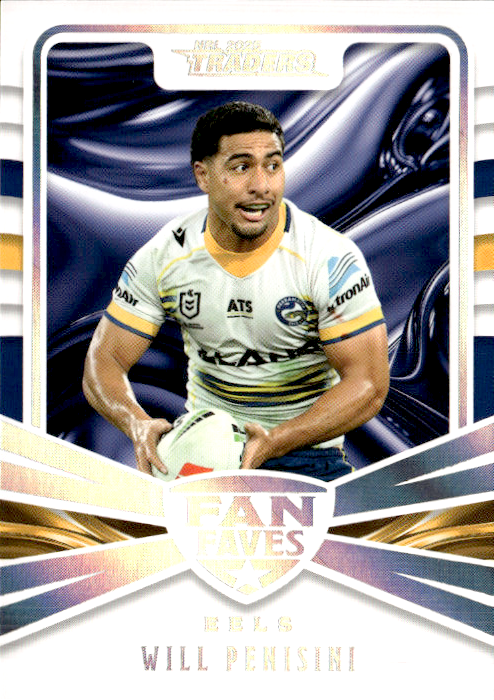 Will Penisini Eels Fan Faves 2025 NRL Traders Trading Card FF 32/51