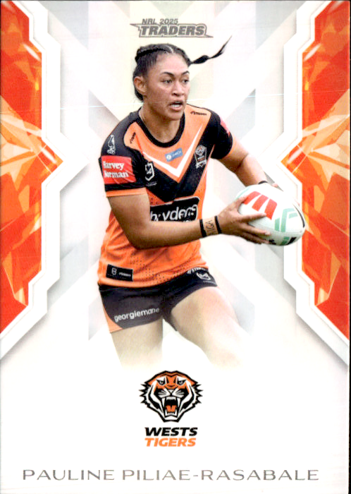 Pauline Piliae-Rasabale West Tigers NRL Women 2025 NRL Traders Trading Card W 68/70