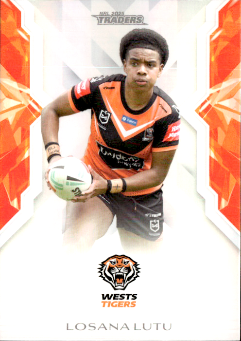 Losana Lutu West Tigers NRL Women 2025 NRL Traders Trading Card W 67/70