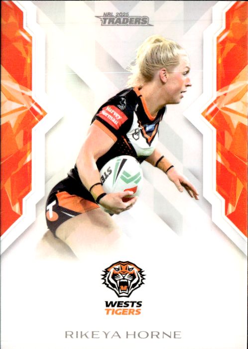 Rikeya Horne West Tigers NRL Women 2025 NRL Traders Trading Card W 66/70