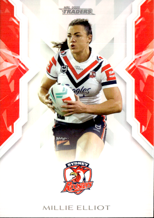 Millie Elliot Roosters NRL Women 2025 NRL Traders Trading Card W 59/70