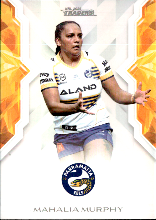 Mahalia Murphy Eels NRL Women 2025 NRL Traders Trading Card W 48/70