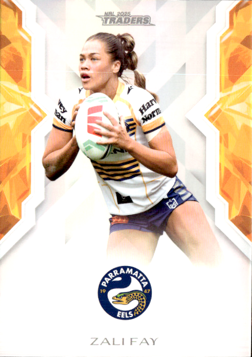 Zali Fay Eels NRL Women 2025 NRL Traders Trading Card W 47/70