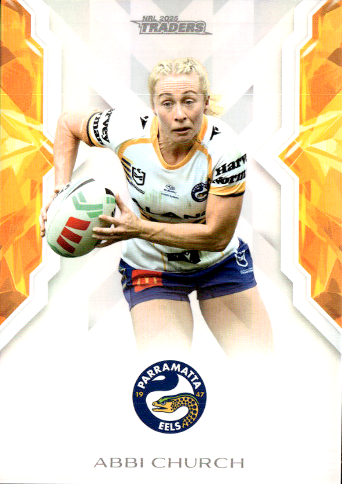 Abbi Church Eels NRL Women 2025 NRL Traders Trading Card W 46/70