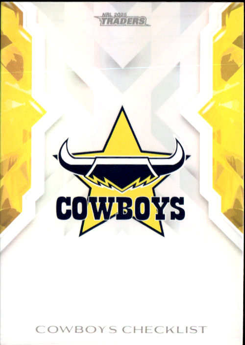 Cowboys Checklist  NRL Women 2025 NRL Traders Trading Card W 36/70