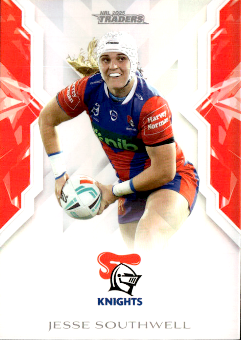 Jesse Southwell Knights NRL Women 2025 NRL Traders Trading Card W 34/70