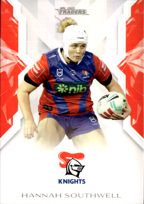 Hannah Southwell Knights NRL Women 2025 NRL Traders Trading Card W 33/70