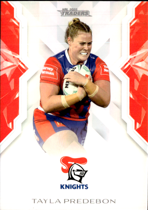 Tayla Predebon Knights NRL Women 2025 NRL Traders Trading Card W 31/70