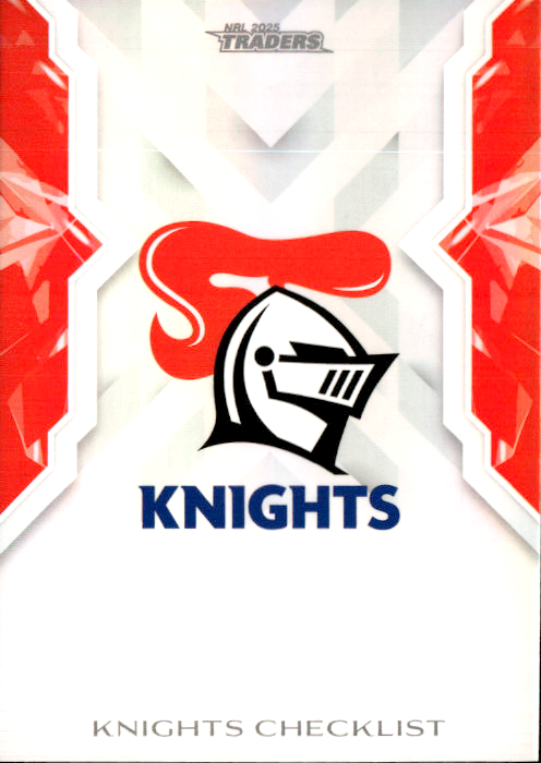 Knights Checklist  NRL Women 2025 NRL Traders Trading Card W 29/70