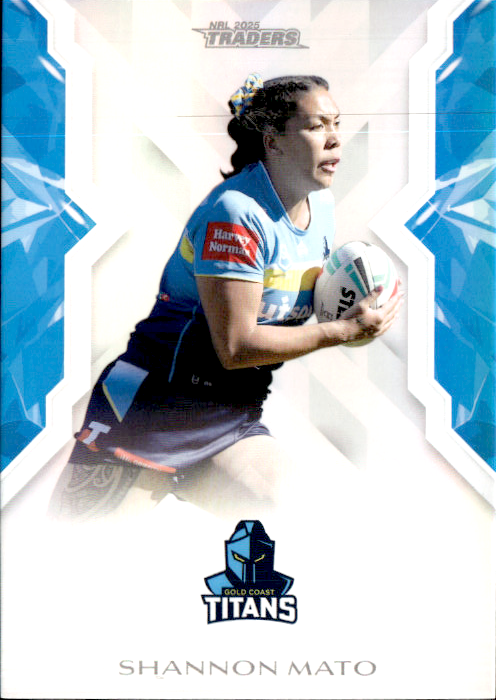 Shannon Mato Titans NRL Women 2025 NRL Traders Trading Card W 28/70