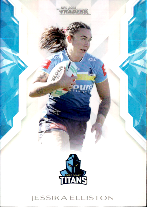 Jessika Elliston Titans NRL Women 2025 NRL Traders Trading Card W 26/70