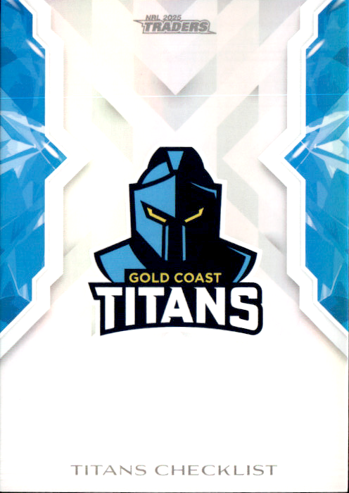 Titans Checklist  NRL Women 2025 NRL Traders Trading Card W 22/70