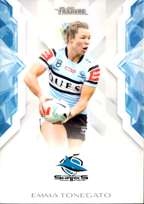 Emma Tonegato Sharks NRL Women 2025 NRL Traders Trading Card W 21/70