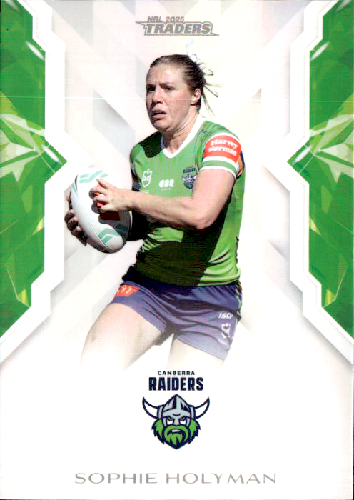 Sophie Holyman Raiders NRL Women 2025 NRL Traders Trading Card W 11/70