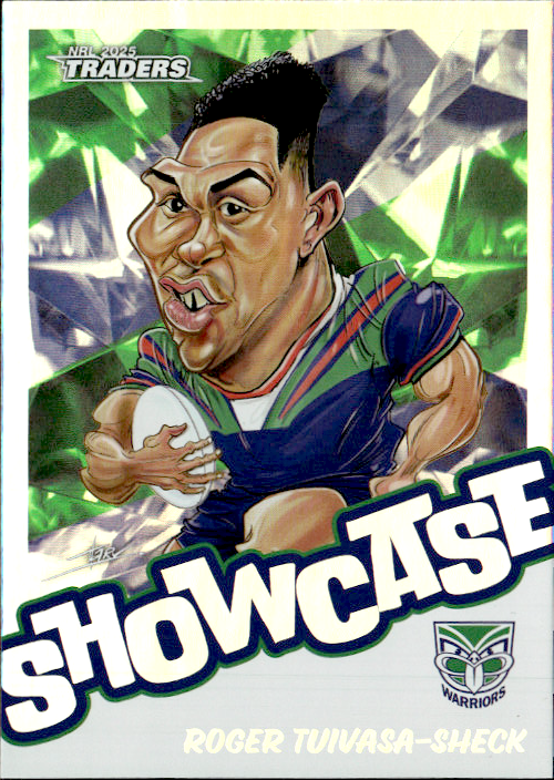 Roger Tuivasa-Sheck Warriors Showcase 2025 NRL Traders Trading Card S 17/18