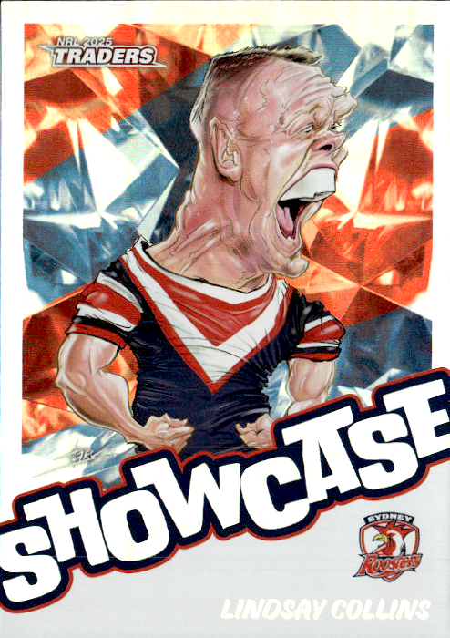 Lindsay Collins Roosters Showcase 2025 NRL Traders Trading Card S 16/18