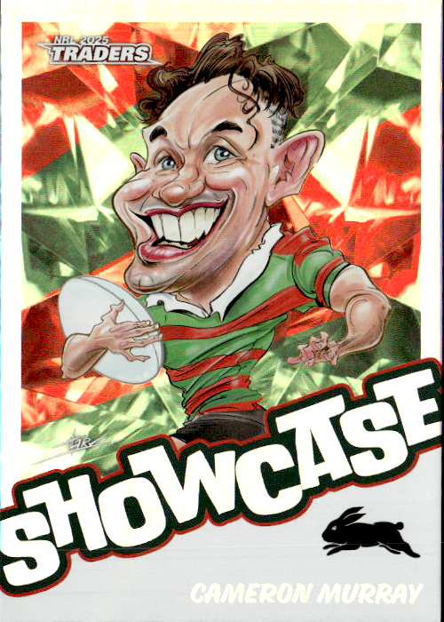 Cameron Murray Rabbitohs Showcase 2025 NRL Traders Trading Card S 14/18