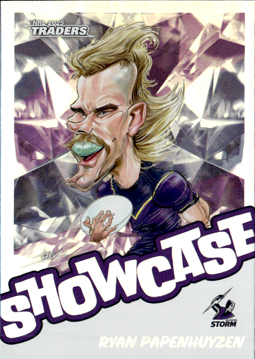 Ryan Papenhuyzen Storm Showcase 2025 NRL Traders Trading Card S 09/18