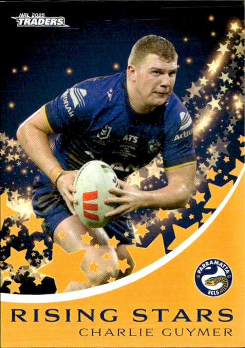 Charlie Guymer Eels Rising Stars 2025 NRL Traders Trading Card RS 31/51