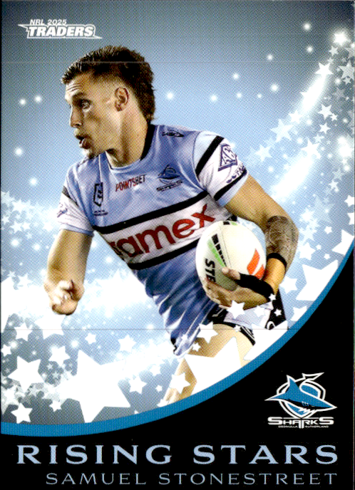Samuel Stonestreet Sharks Rising Stars 2025 NRL Traders Trading Card RS 10/51
