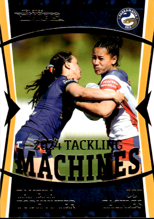 Taneka Todhunter Eels 2024 Tackling Machines #056/128 2025 NRL Traders Trading Card TM 24/27