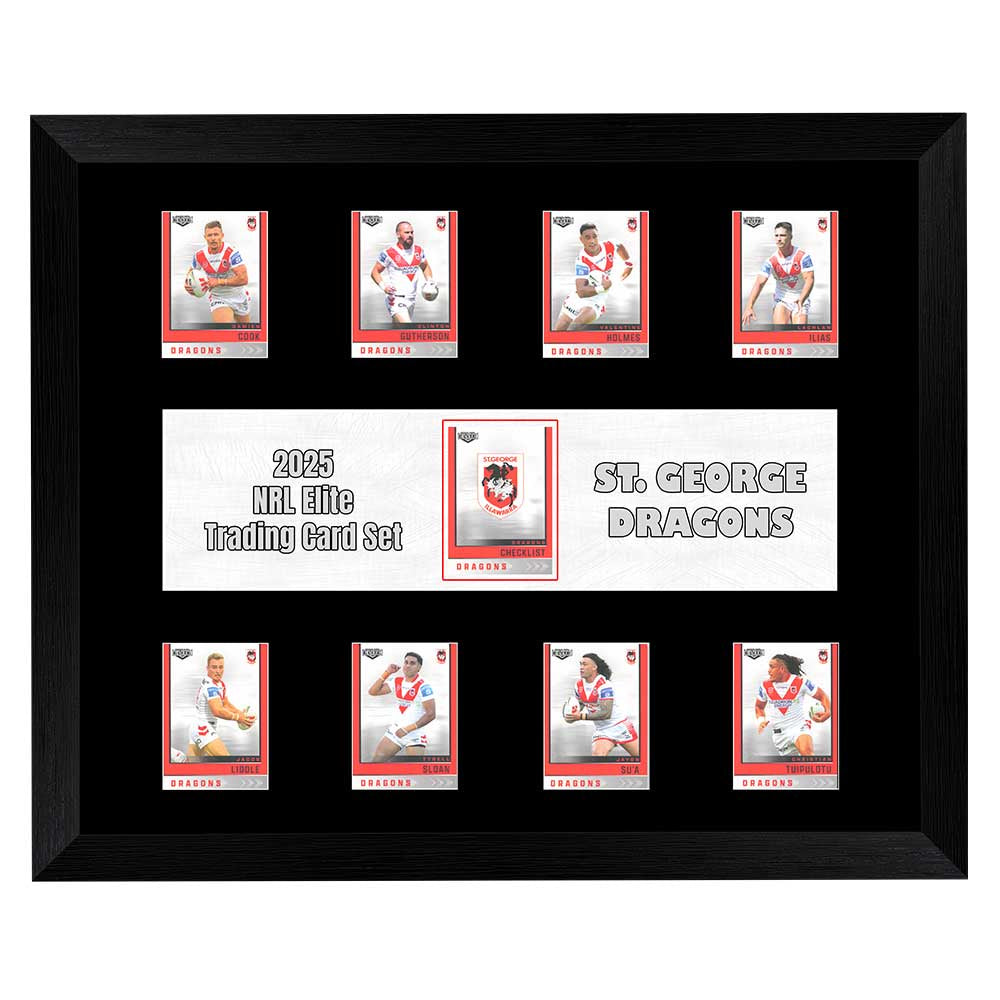 St George Dragons 2025 Elite Trading Card Frame