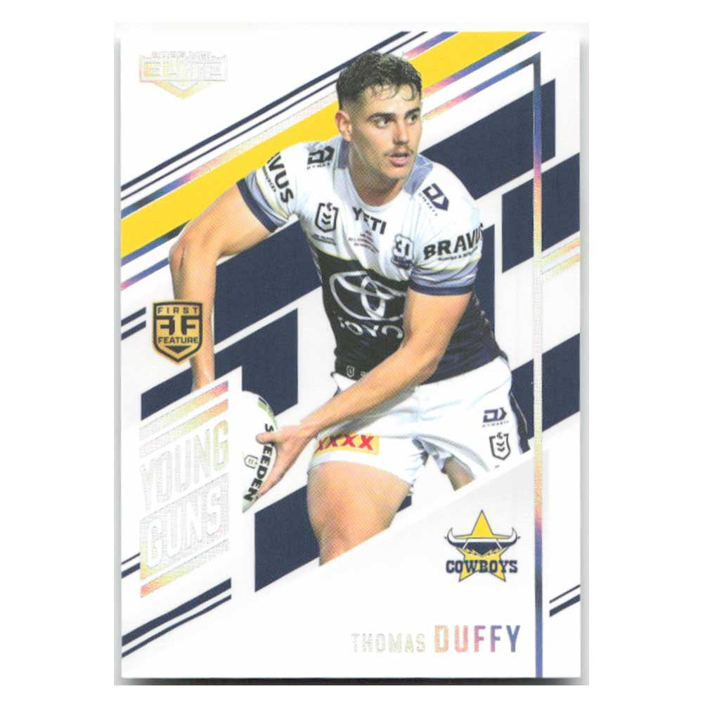 Thomas Duffy Young Guns Cowboys YG19/34 #047/221 2025 NRL Elite Trading Card