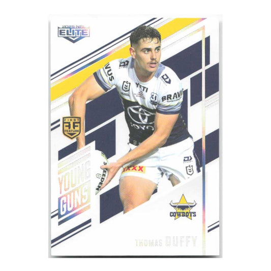 Thomas Duffy Young Guns Cowboys YG19/34 #004/221 2025 NRL Elite Trading Card