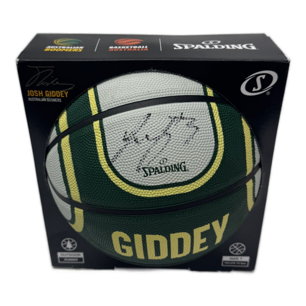 Josh Giddey Signed Spalding Boomers Basketball (Size 7) – Exclusive In-Store Signing 2025