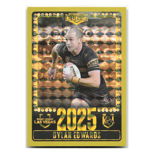 Dylan Edwards 2025 Las Vegas Panthers V15/30 2025 NRL Elite Trading Card