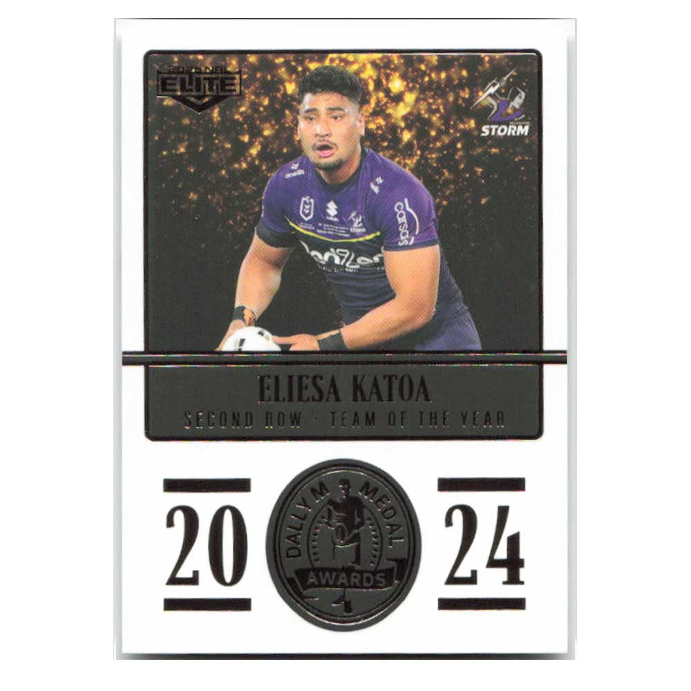 Eliesa Katoa 2024 Daly M Medal Storm DM13/36 2025 NRL Elite Trading Card