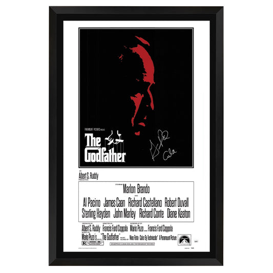 The Godfather Gianni Russo Signed Movie Poster - JSA Certified Framed