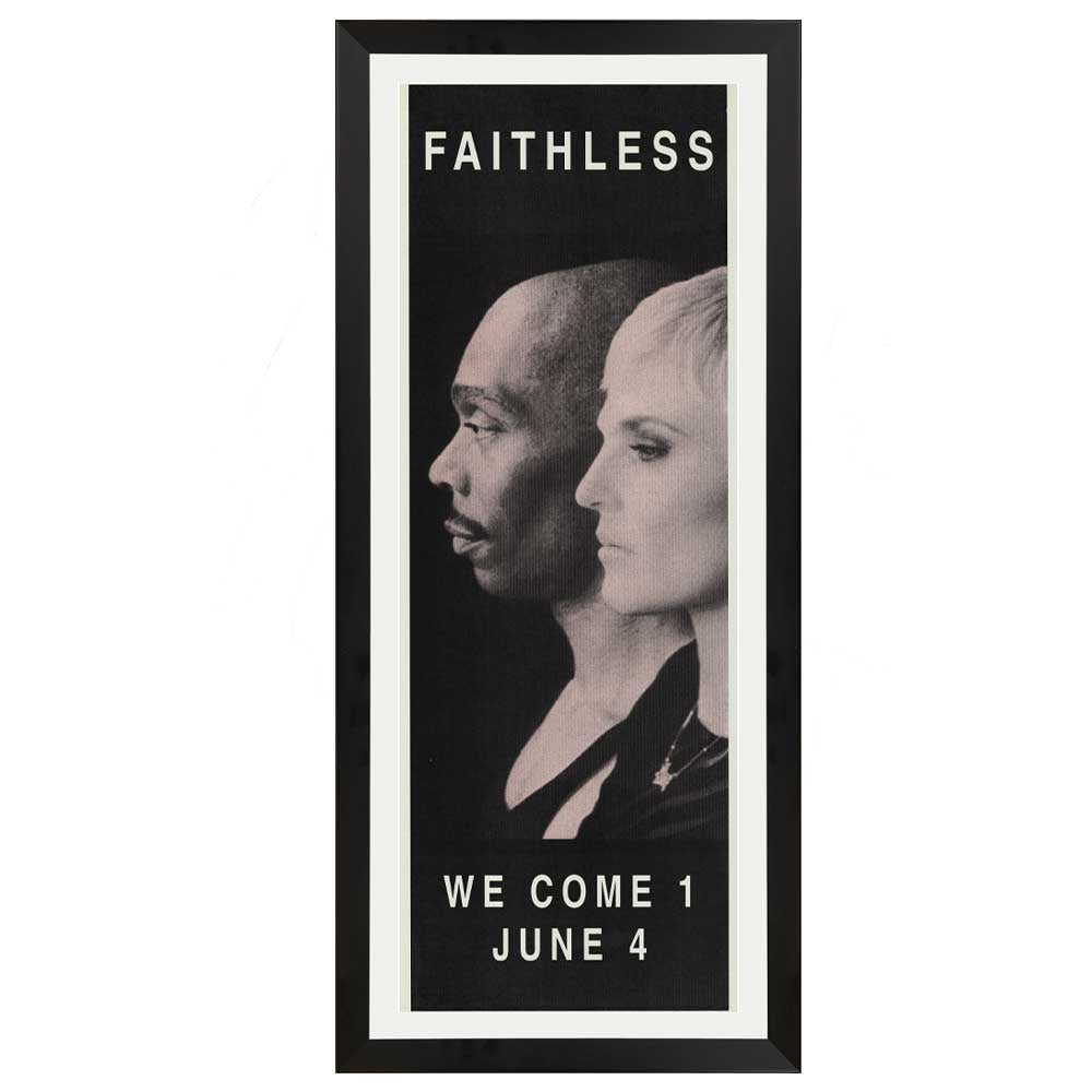 Faithless - We Come 1 Vintage Daybill Poster Framed