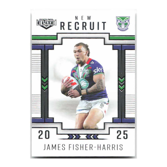 James Fisher-Harris New Recruit Warriors NR32/35 2025 NRL Elite Trading Card