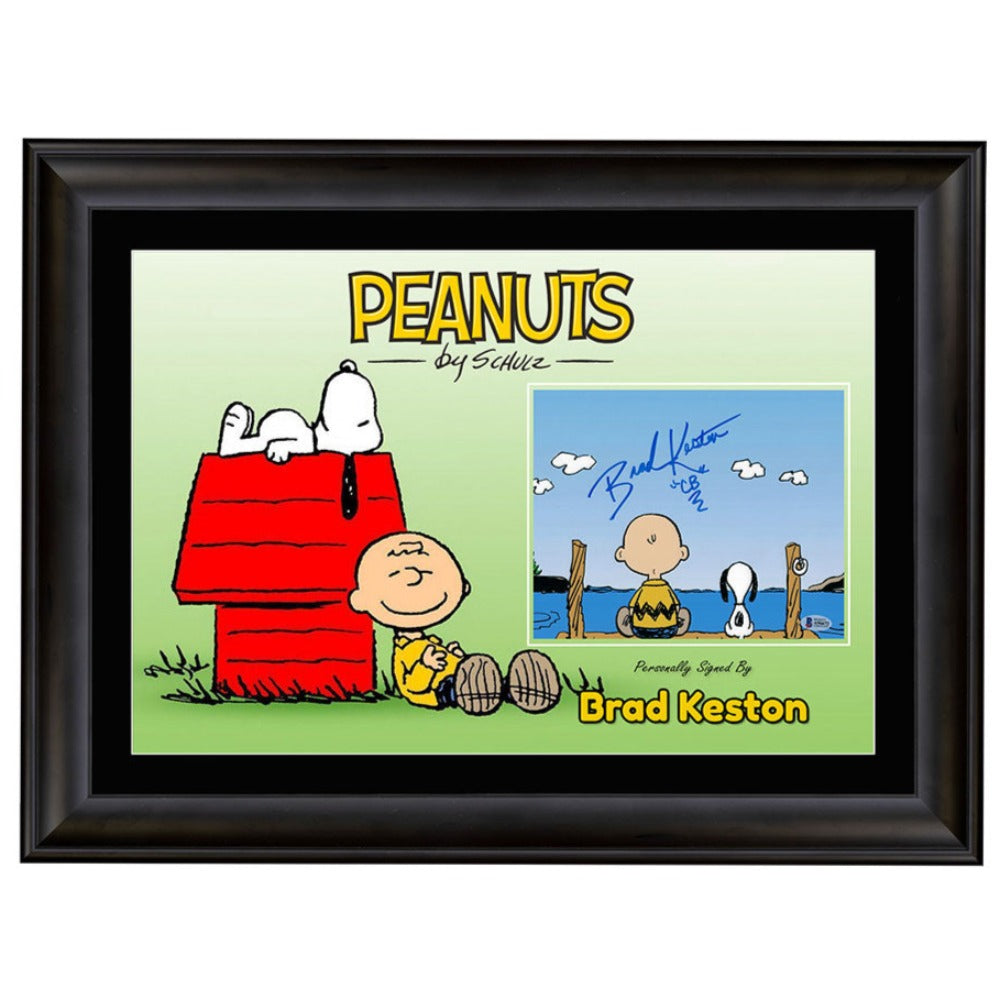Charlie Brown Brad Keston Signed Photo 1 Framed BAS