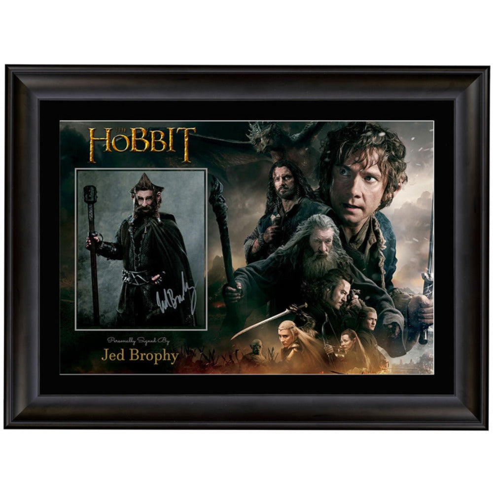 The Hobbit Jed Brophy Signed 8x10 Photo 1 Framed