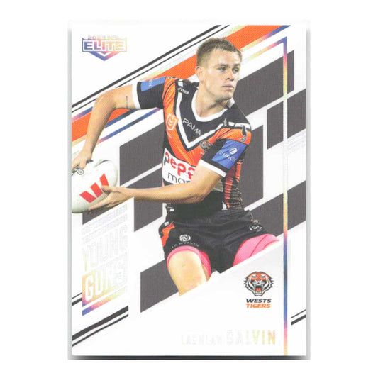 Lachlan Galvin Young Guns West Tigers YG33/34 #199/221 2025 NRL Elite Trading Card