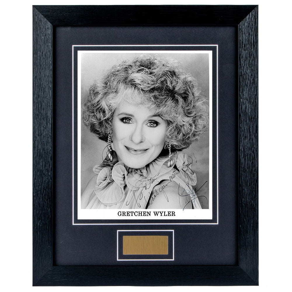 Gretchen Wyler Personally Signed Personalised portrait 8 x 10 Photograph Framed