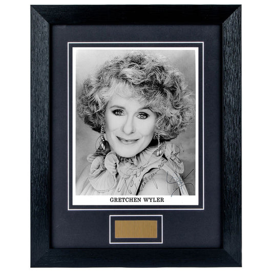 Gretchen Wyler Personally Signed Personalised portrait 8 x 10 Photograph Framed
